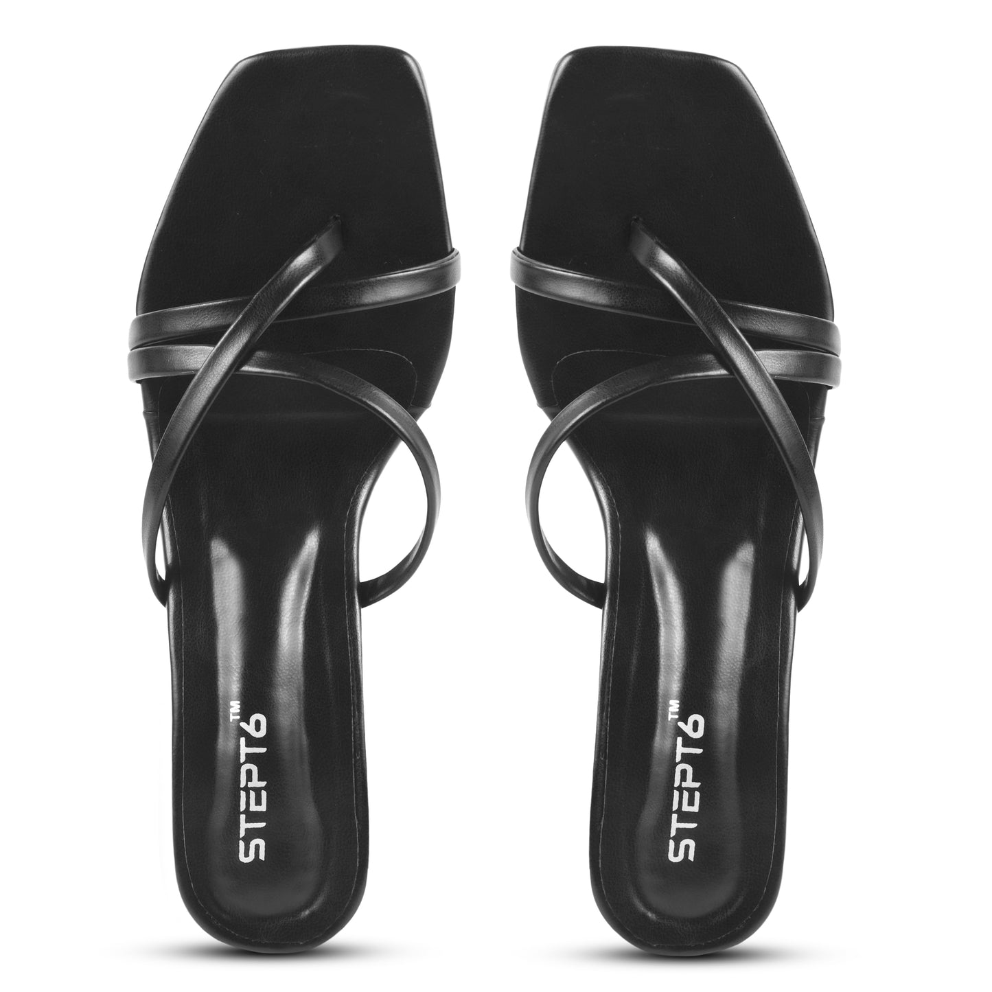 Stylish Casual Faux Leather Flats for Women - BLACK