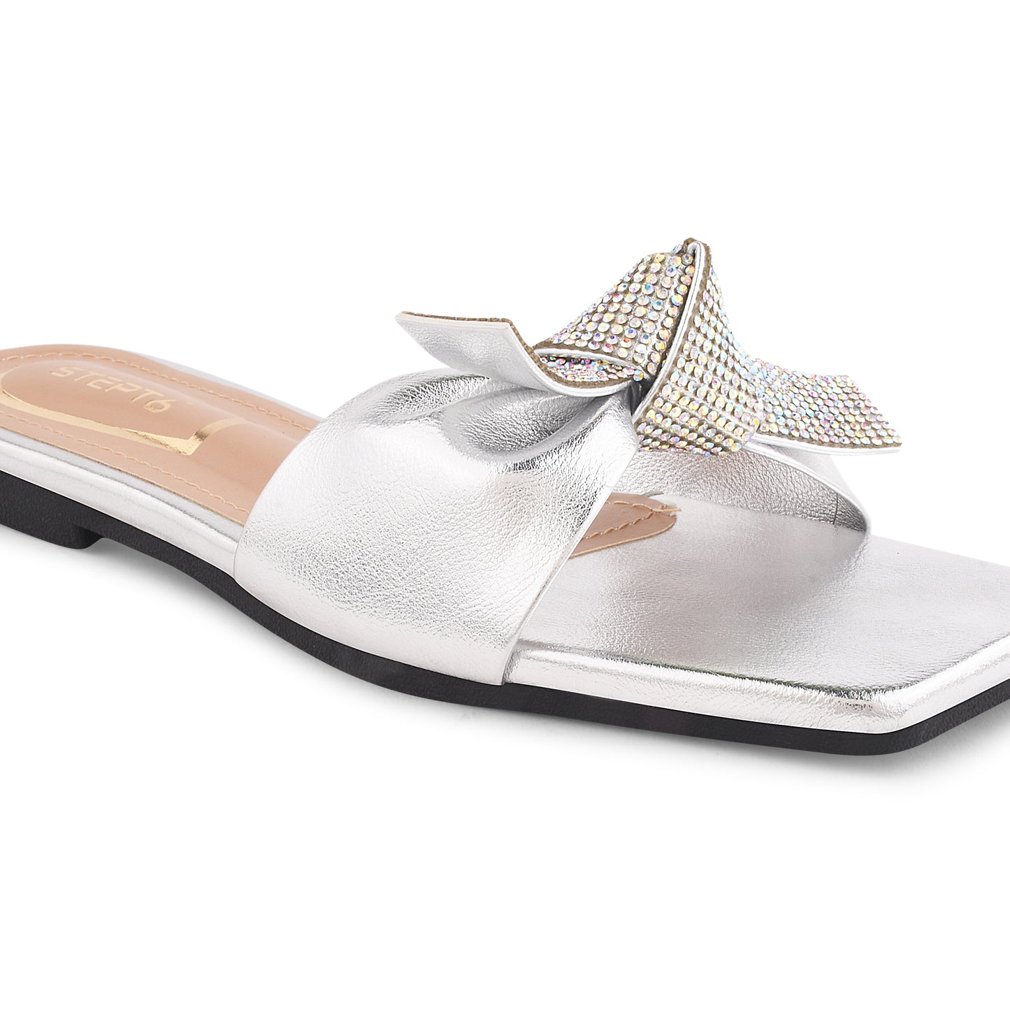 Stylish casual Flats Silver