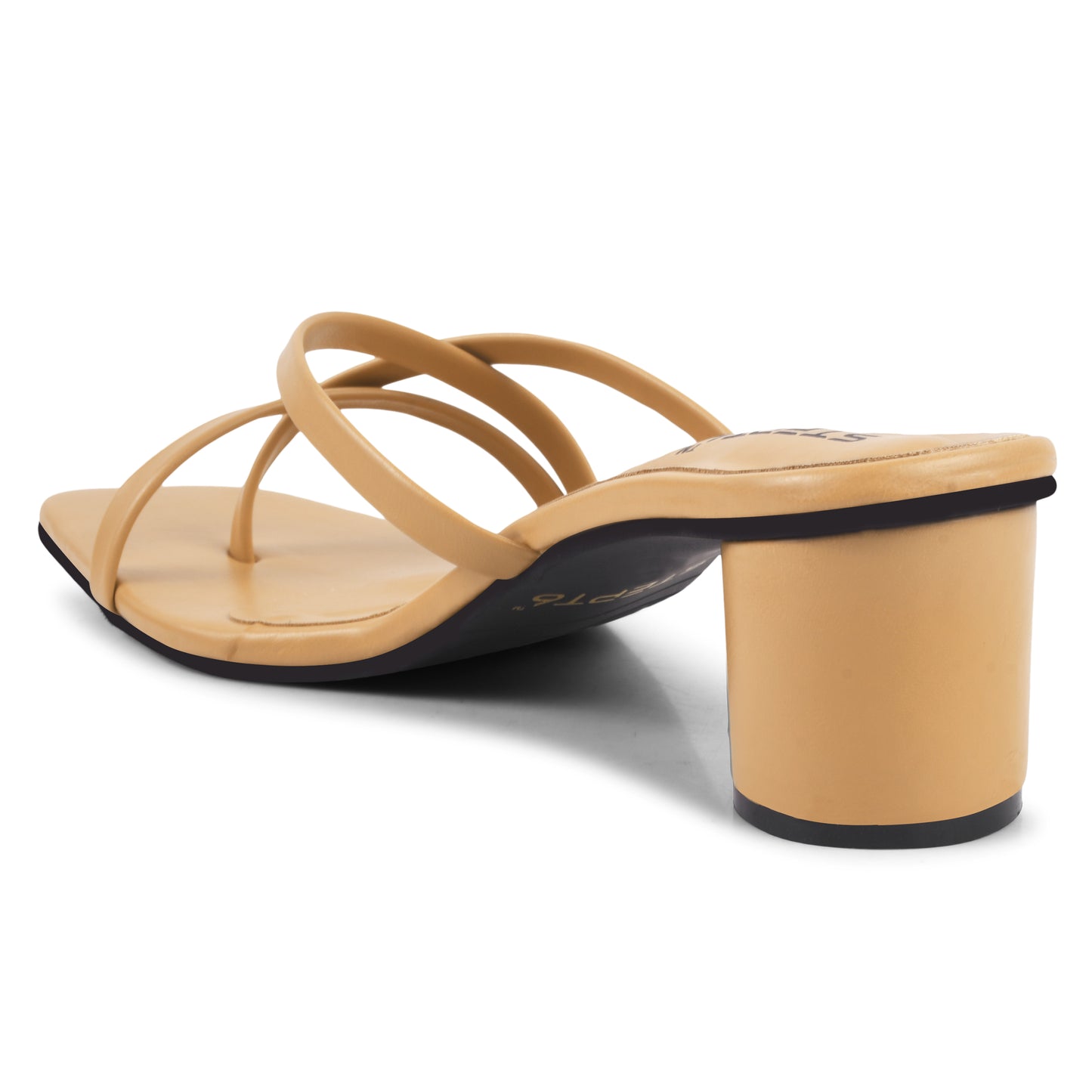 STYLISH CASUAL FAUX LEATHER FLATS FOR WOMEN - BIEGE