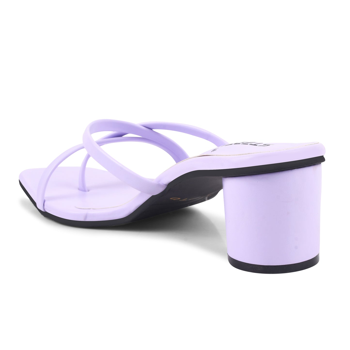 STYLISH CASUAL FAUX LEATHER FLATS FOR WOMEN - LAVENDER