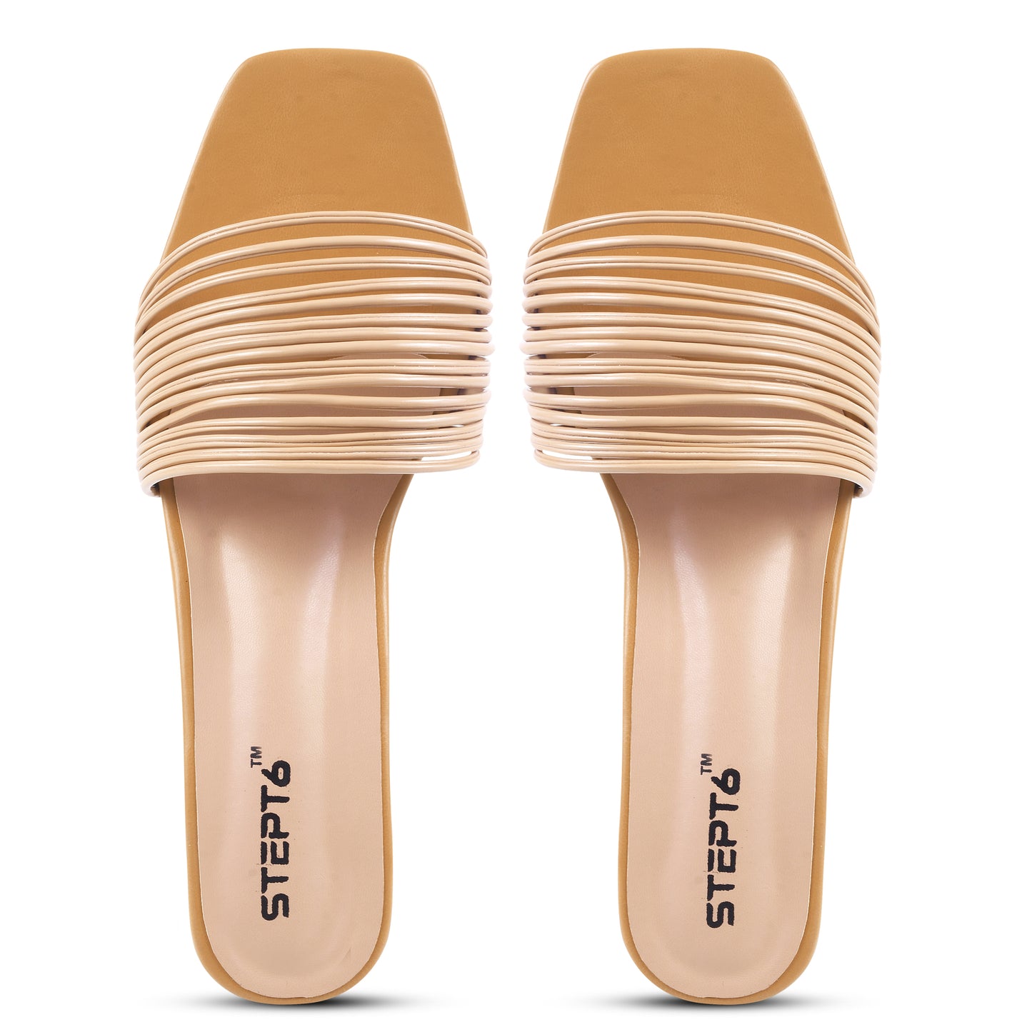 BEIGE NUDE ROUND KITTEN HEEL