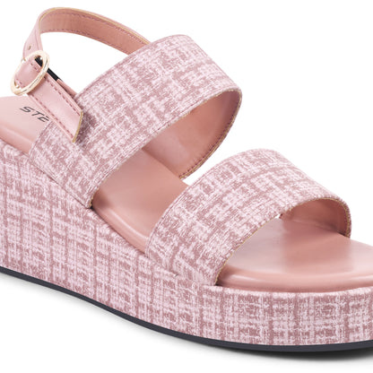 PINK STRAP COMFY WEDGES