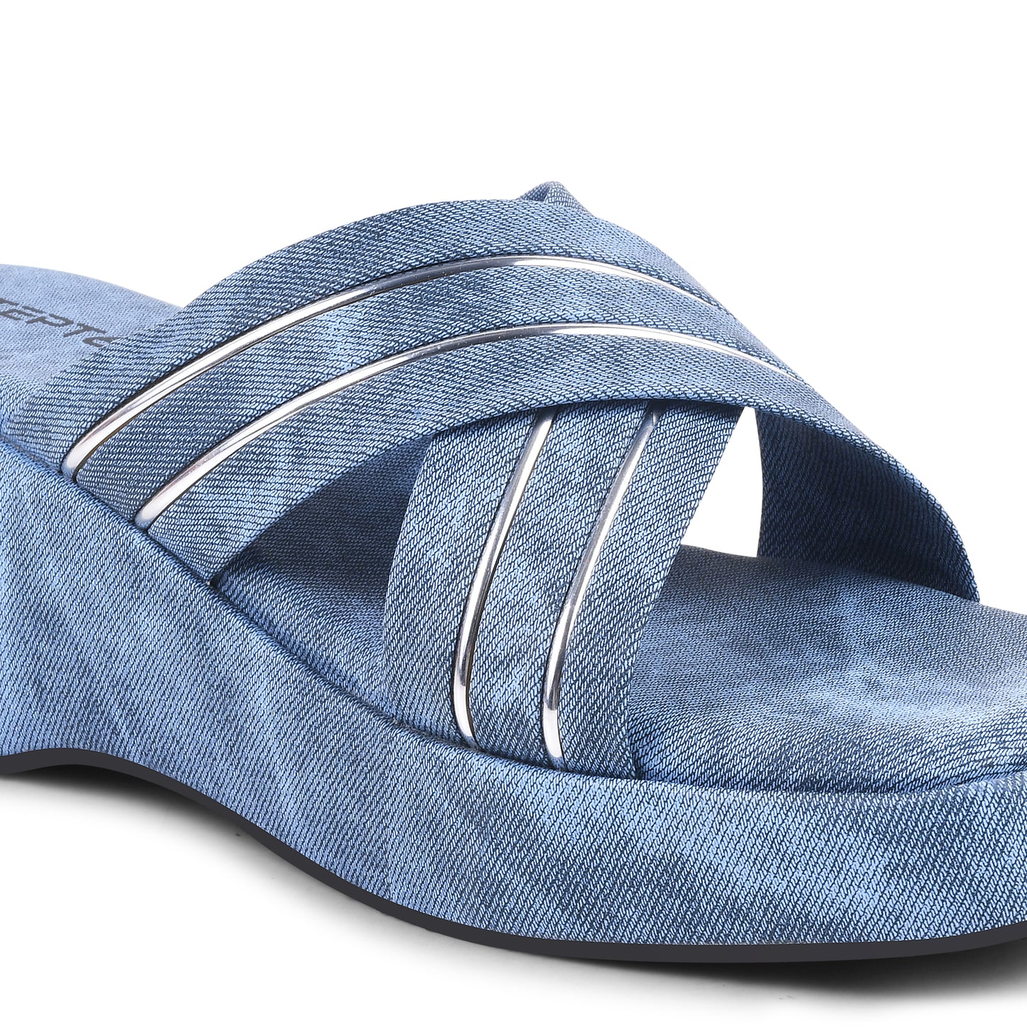 DENIM BLUE WEDGES