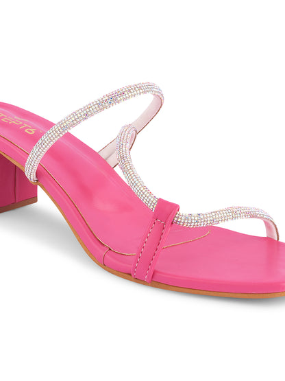 Kitten Pink dazzling strap
