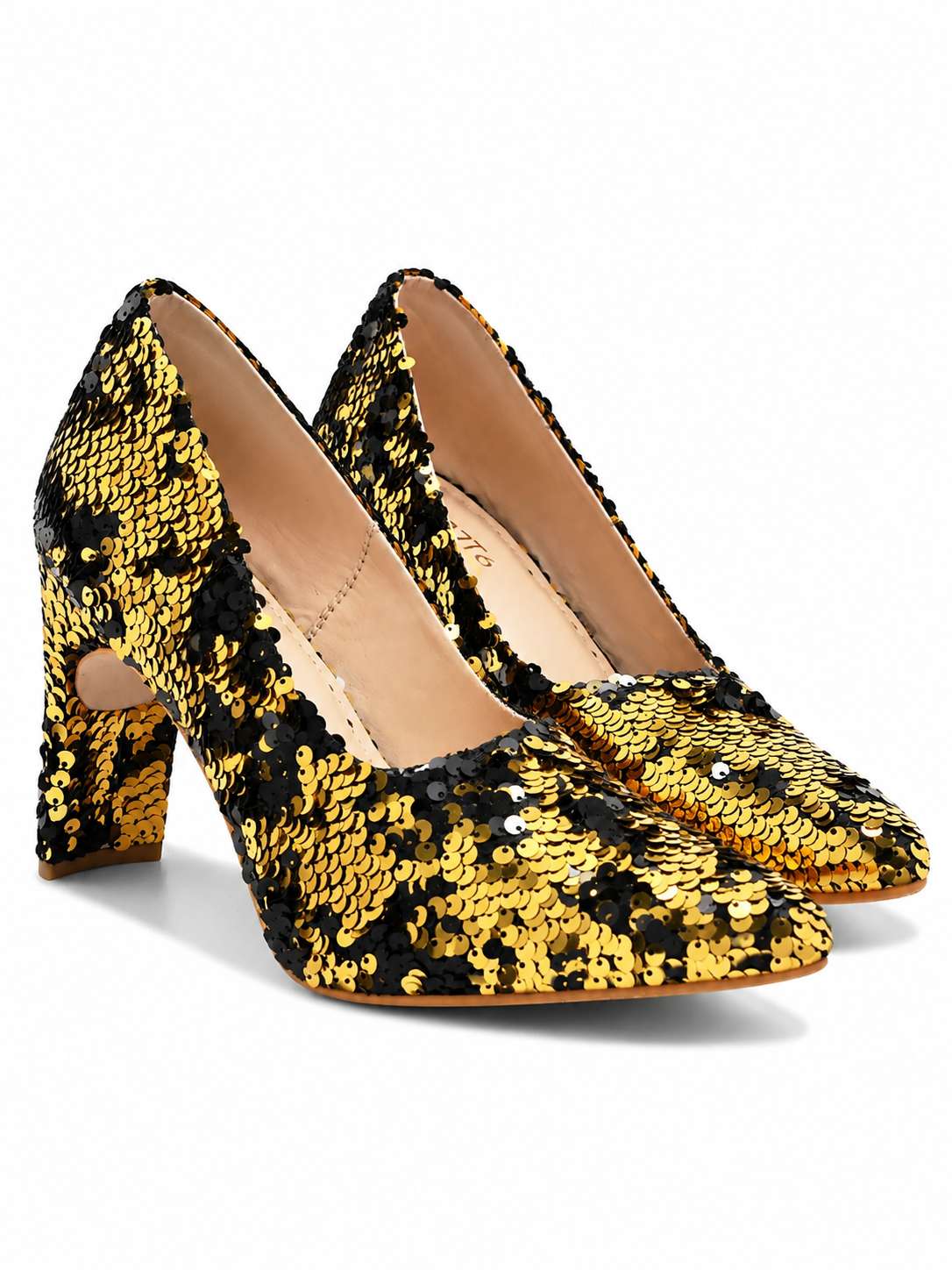 MIdnight Star Sequin Party Pumps