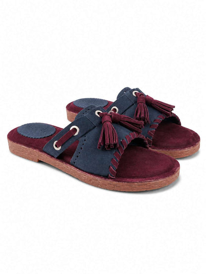 MOCHA-MAROON/BLUE
