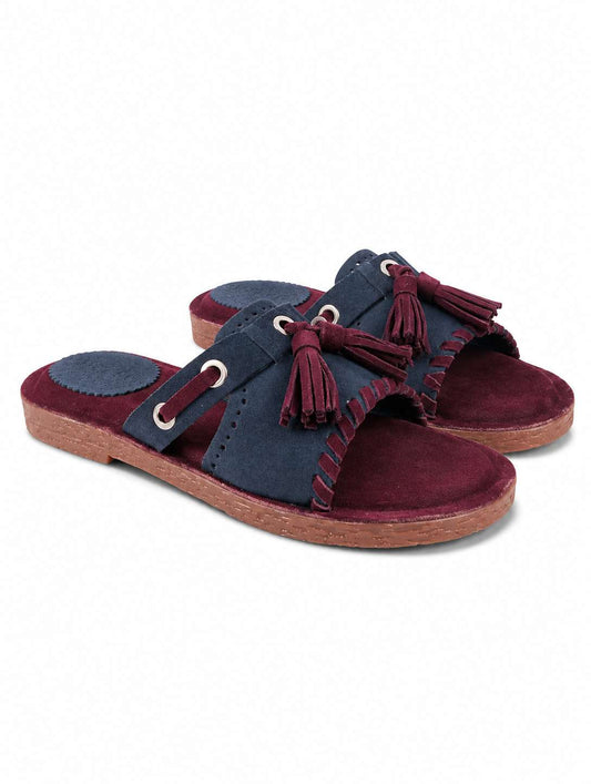 MOCHA-MAROON/BLUE