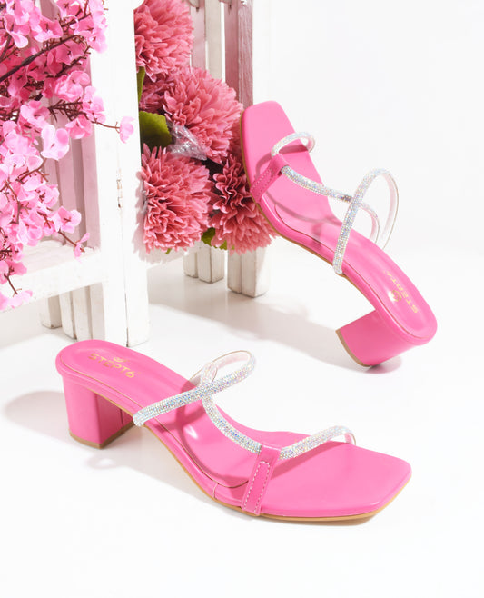 Kitten Pink dazzling strap