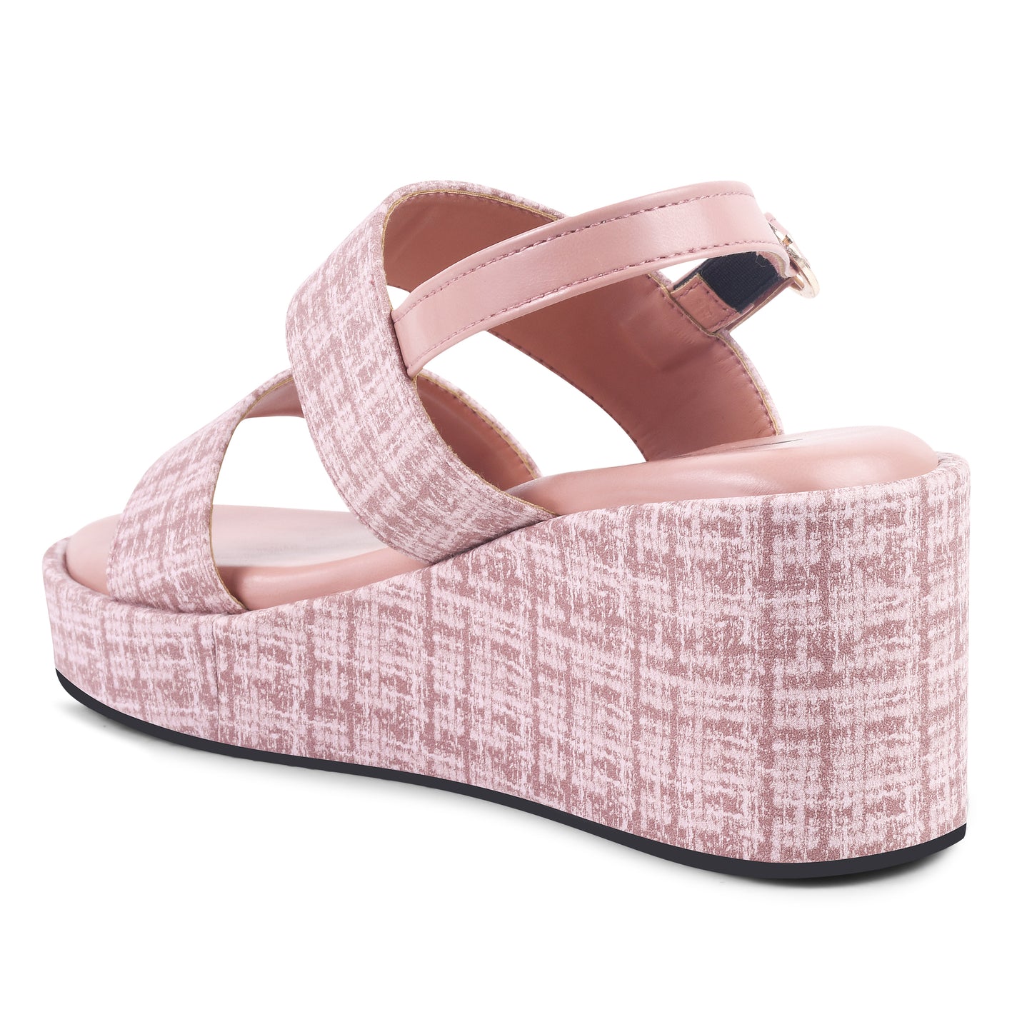 PINK STRAP COMFY WEDGES