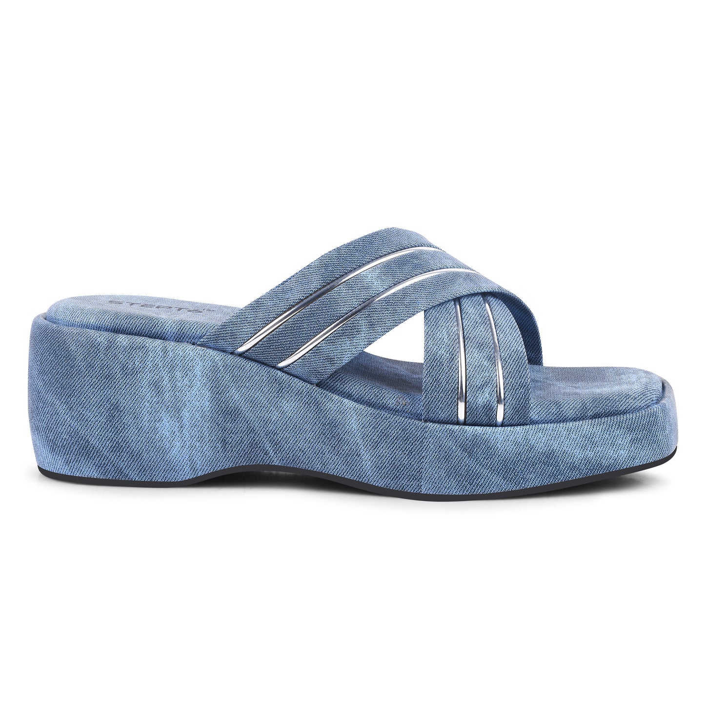 DENIM BLUE WEDGES