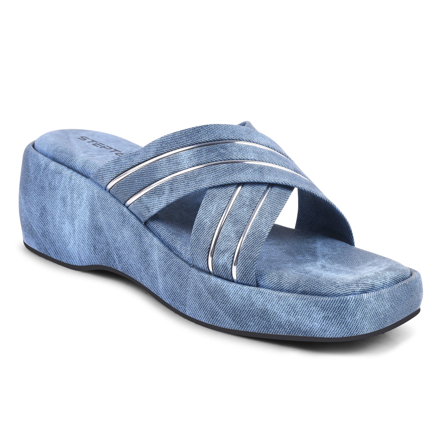 DENIM BLUE WEDGES