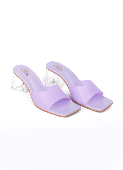 Soft Rubber Strap Heel – Purple