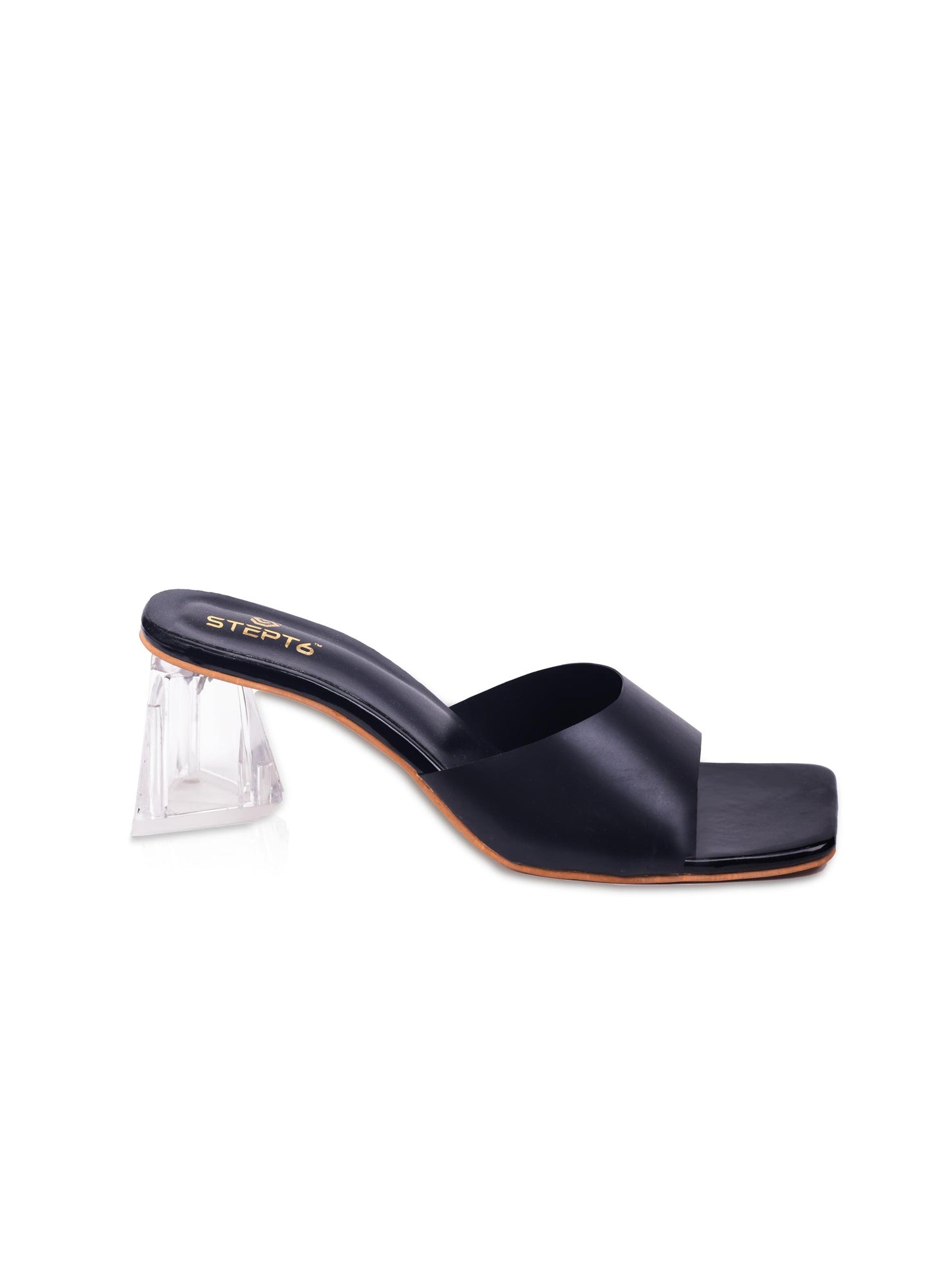 Soft Rubber Strap Heel - Black