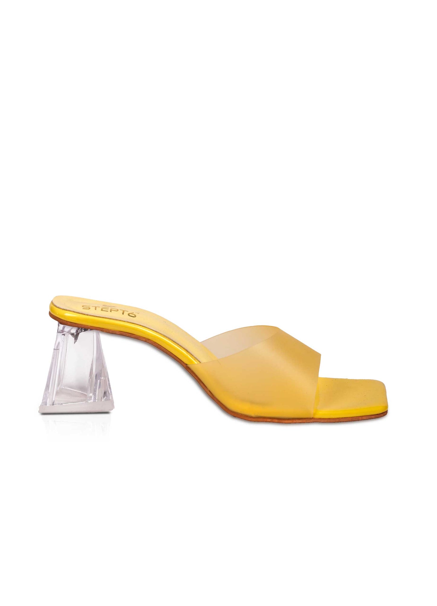 Soft Rubber Strap Heel - Yellow